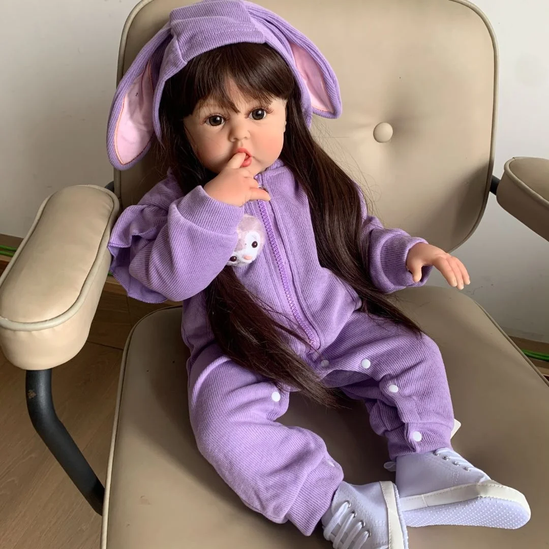 Горячая Распродажа, выглядит как кукла принцессы Эльзы, милая большая кукла-Реборн, кукла-младенец, игрушка для малышей, настоящая игрушка «сделай сам»