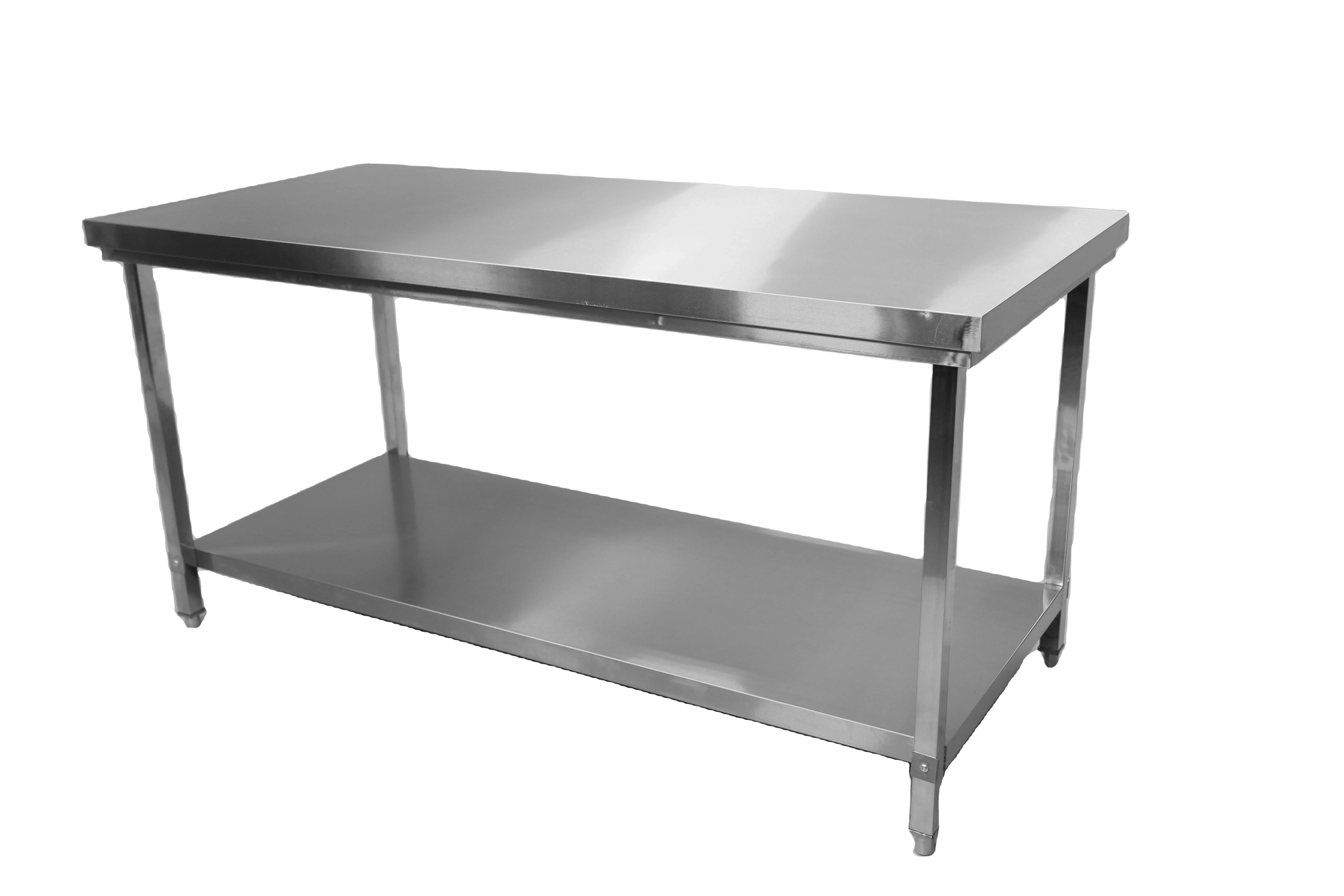 Factory price stainless steel kitchen equipment work table for restaurant