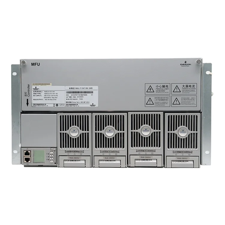 Emerson Embedded Power 48V200A Emerson R48-2900U R48-3200E M221S M222S Monitoring Power Rectifier NetSure701A41-S3 Emerson