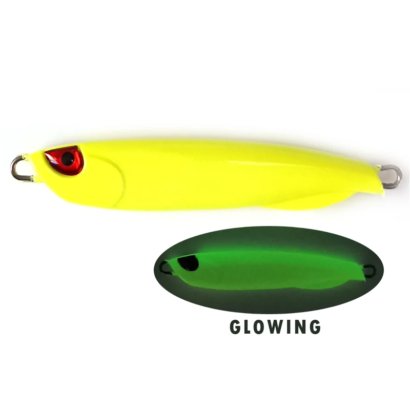 10G-50G Bait Jig Metal Hard Fishing Lure With Treble  Hook Fast Jigging Fishing Lure