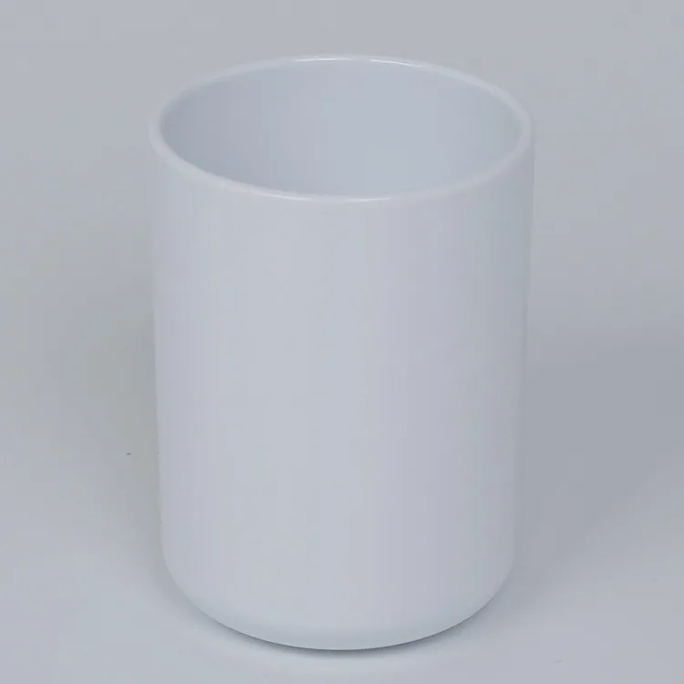 Heat Transfer Sublimation Printing Straight Tube Plastic Tea Cup for Outdoor Picnics