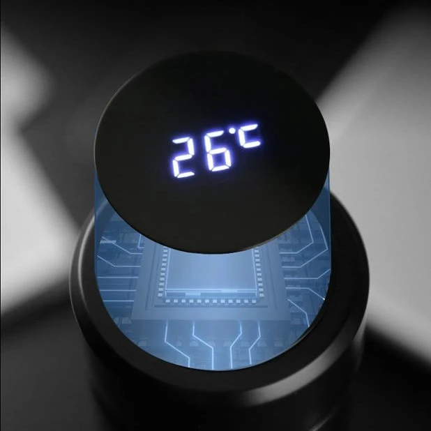 Temperature Display Smart Water Bottle LCD Touch Screen Intelligent Vacuum Bottle