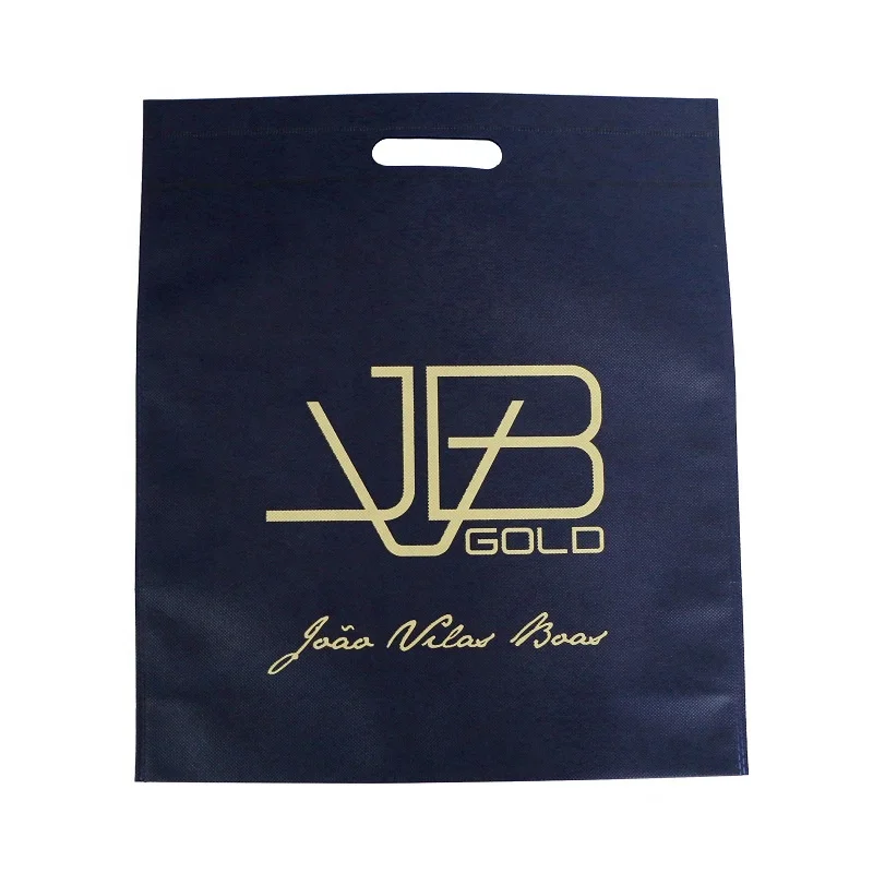 BSCI factory direct promotional custom die cut handle eco friendly non-woven fabric bag