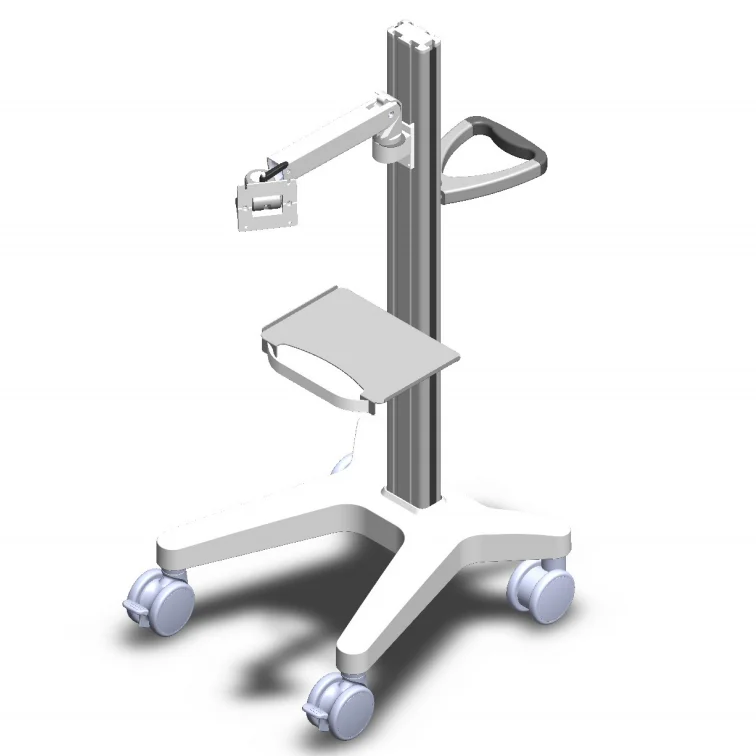 New arrival medical trolley for patient monitor cart for Nihon Kohden G7