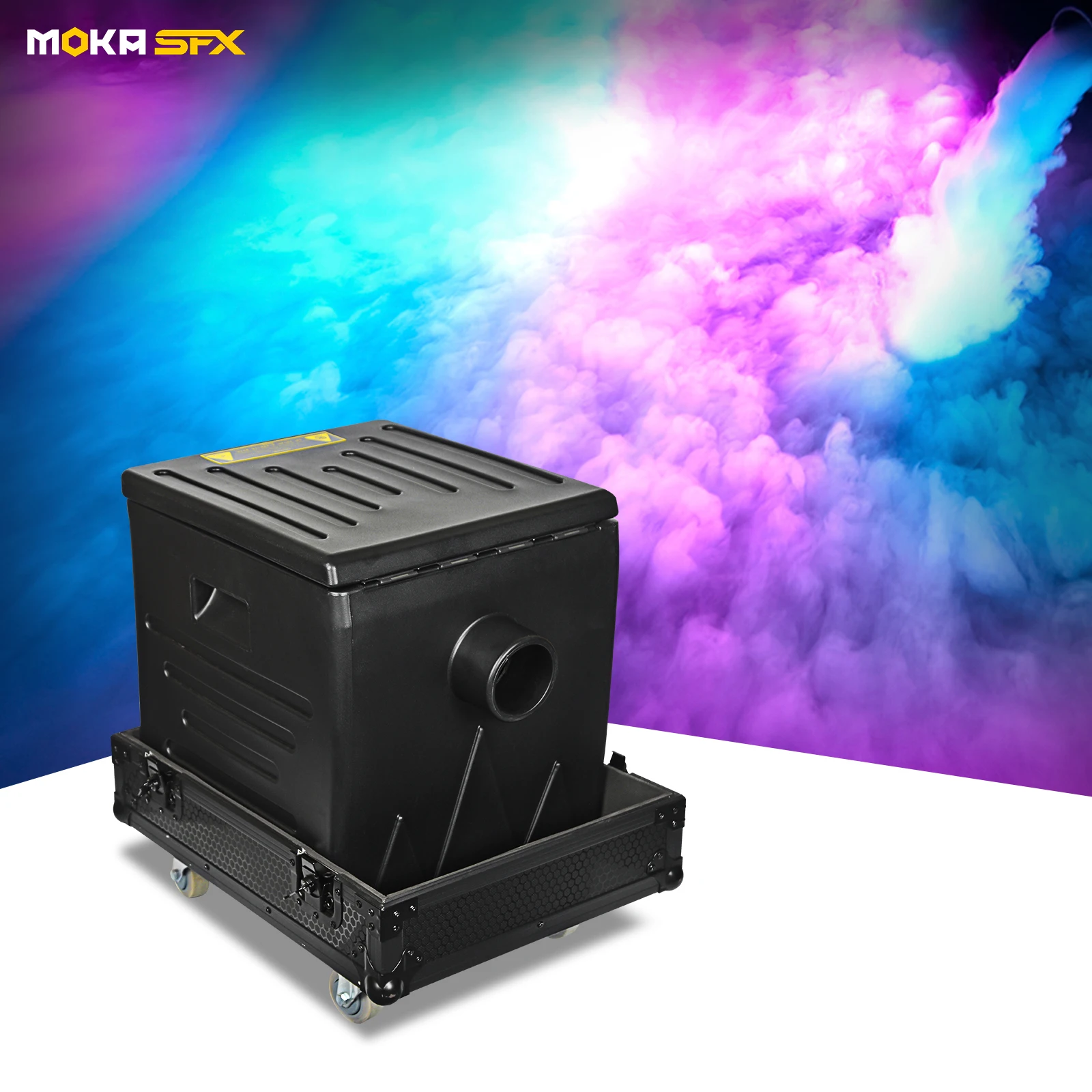 Moka sfx 4000w mini DMX dry ice low fog machine wedding stage event low lying smoke machine