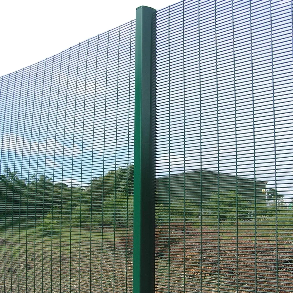 clear view 358 Anti Climb fence high security dense mesh Fence Panels security fence for airport railway prison