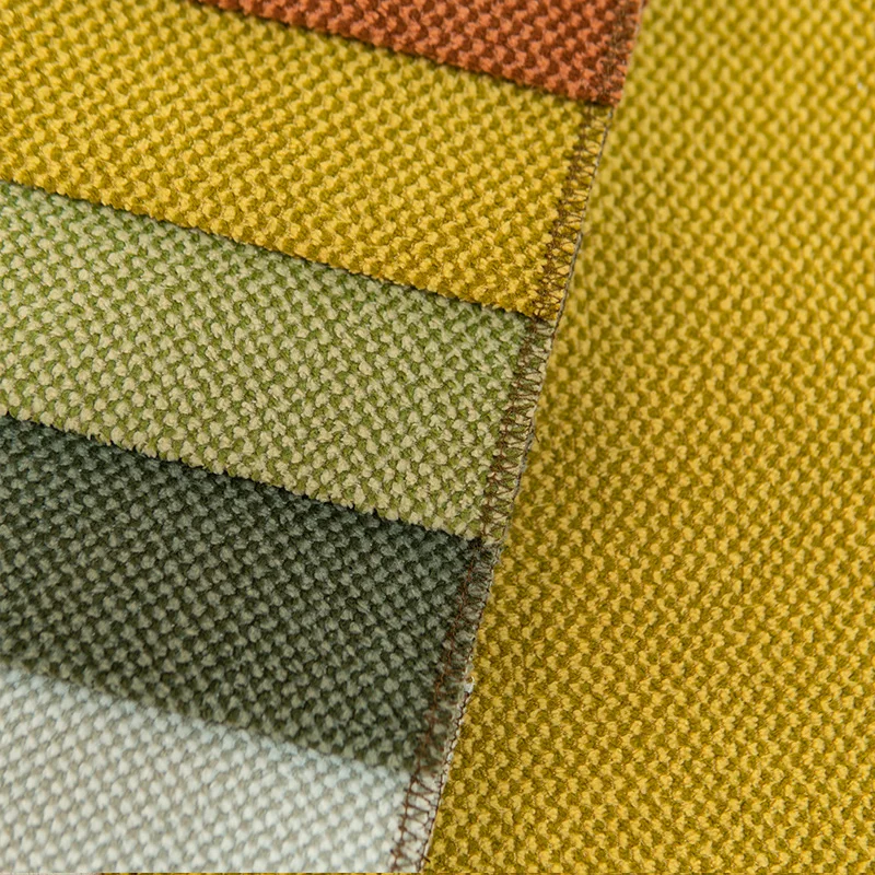 Chinese Manufacturer High Quality fabric 100%polyester Knitted High quality sofa couch living room furniture velvet fabric sofa