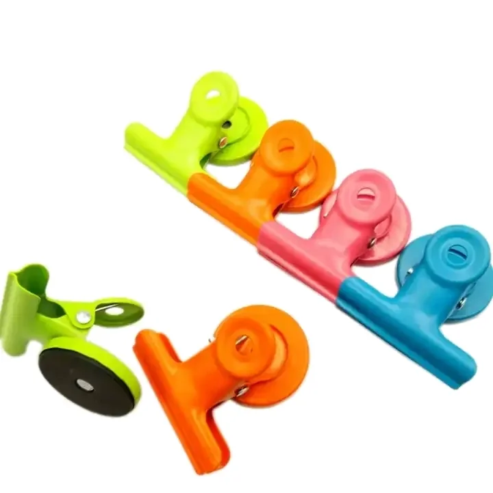 Plastic Covering Strong Magnetic Clip for Photo Displays