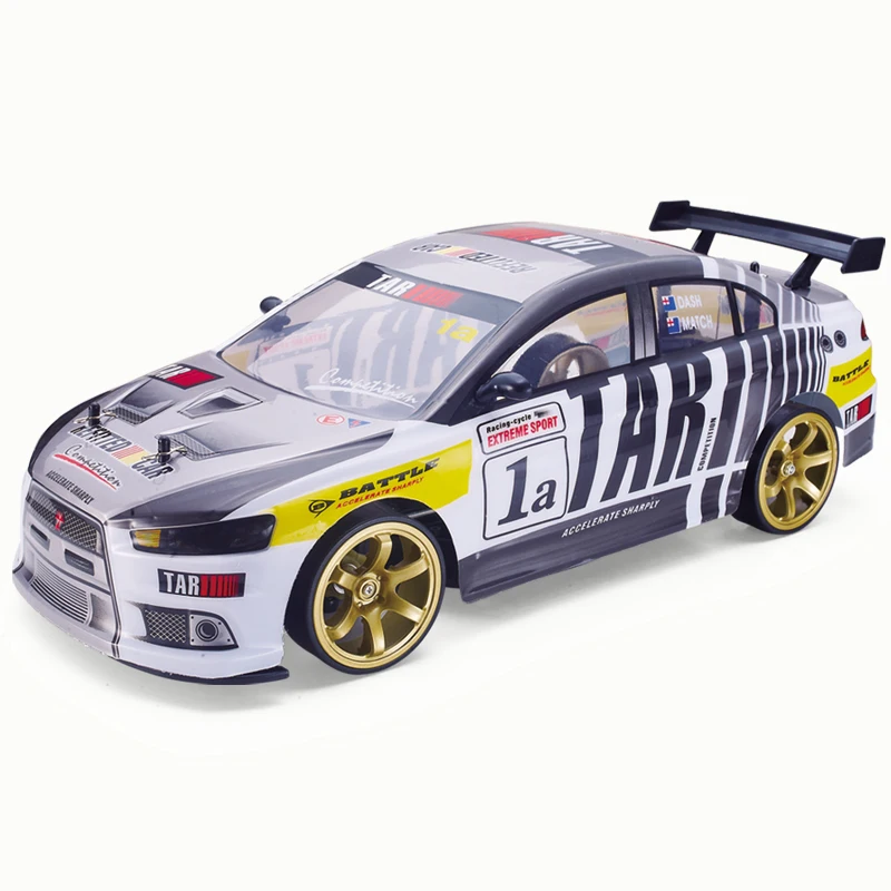 Popular 1/10 large size super sports car model wireless remote control one-click turbine increase four-wheel drive rc drift car