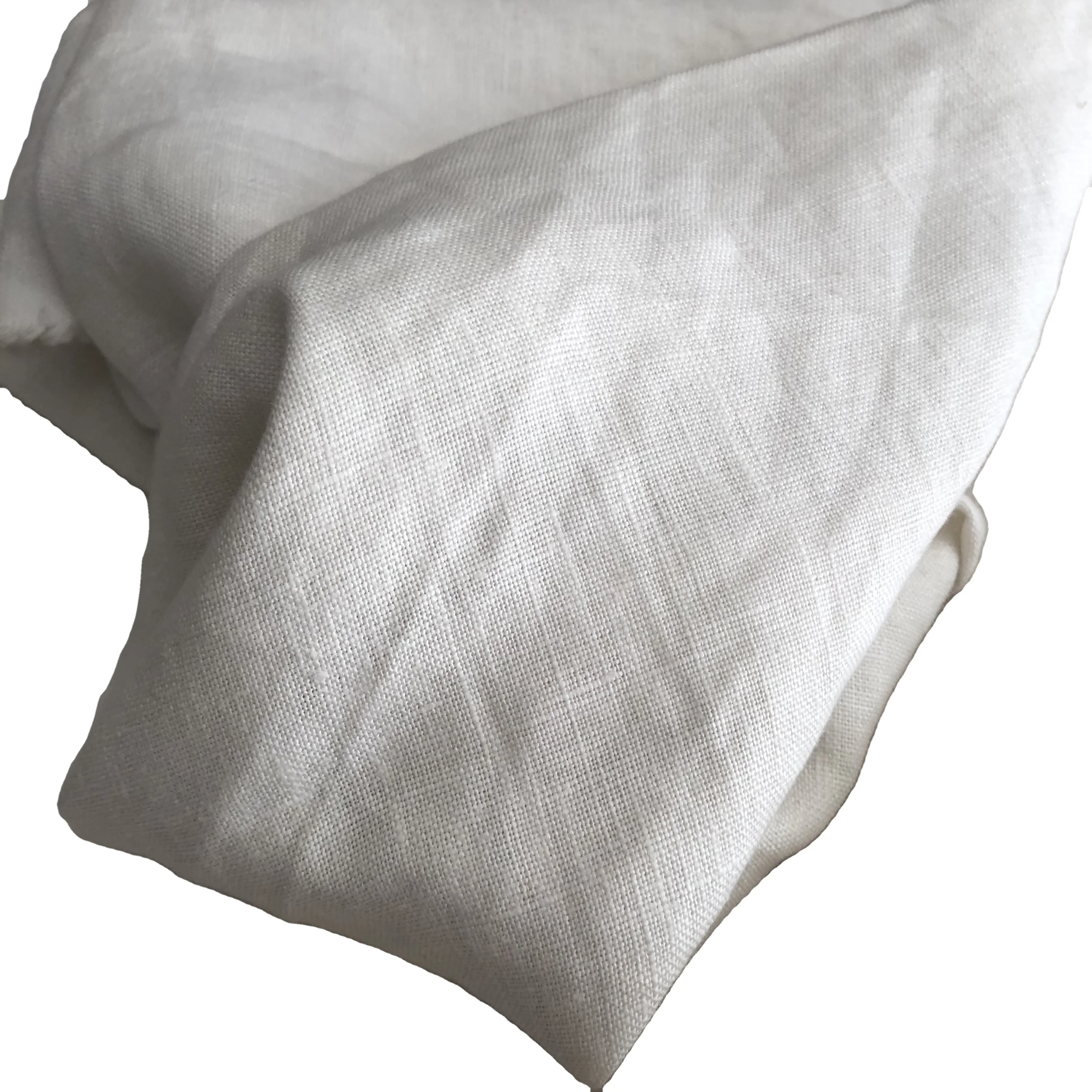 270GSM 100% Linen Heavy Plain Dyed Woven Natural Solid Color Fabric For Autumn And Winter Clothing High Quality Custom Fabrics