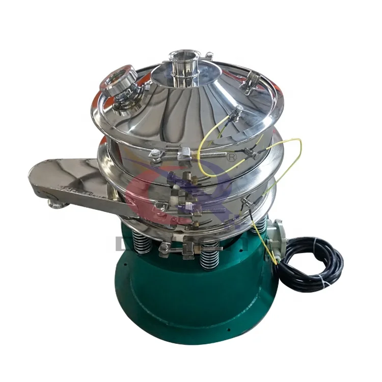  400Mm Cassava Powder Flour Rotary Vertical Circular Vibrator Screen Sieve