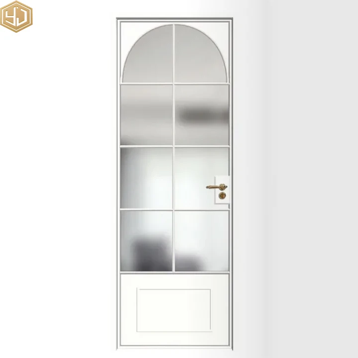 Modern Design Aluminum Alloy Process Door Arc Door  For Kitchen Doors