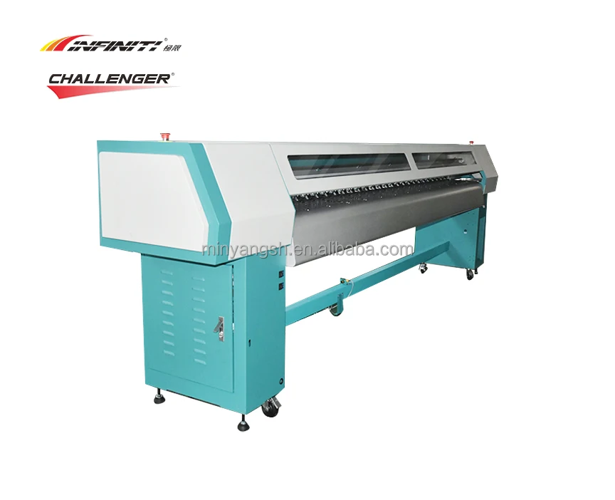 Challenger FY-3200L H4 2023 3200MM knock down small size package vinyl PVC materials printing machine Solvent Inkjet printer