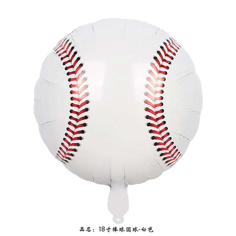 Inflatable 18inch round soccer ball shape balloon kids sport toy foil football balloon volleyball basketball balloon