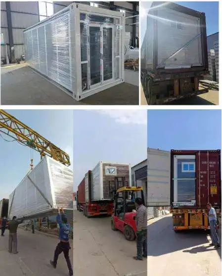 2 4 bedroom 4 bathroom foldable homes expandable container prefabricated smart movable house assembled in malaysia