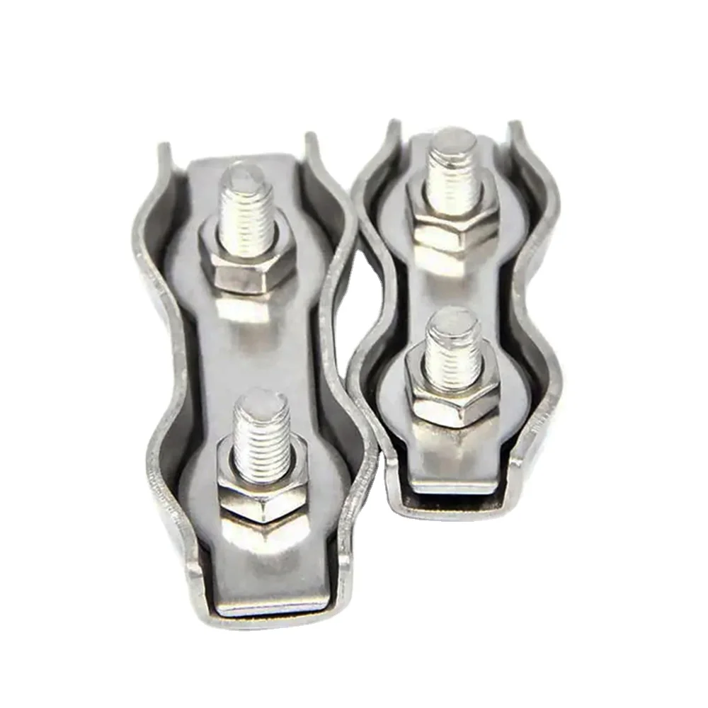 HF нержавеющая сталь дуплексные зажимы для проводов кабельные