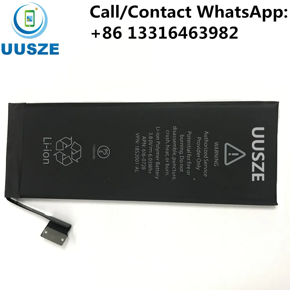 Mobile Phone Batteries and Smart Cell Phone Battery for iPhone 5S 5 6 6S 6Plus 6S Plus 7 7Plus 8 8Plus X 4 4S 11 SE XR XS MAX