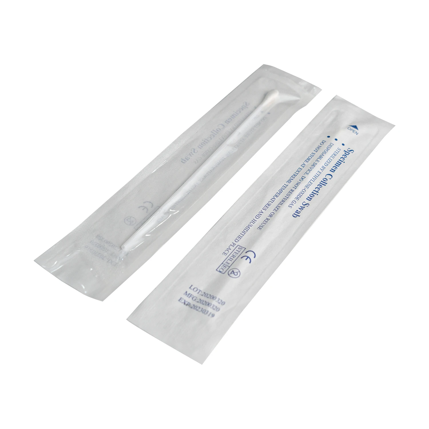 Disposable Medical Nasal and Oral Nasopharyngeal Flocked Swab