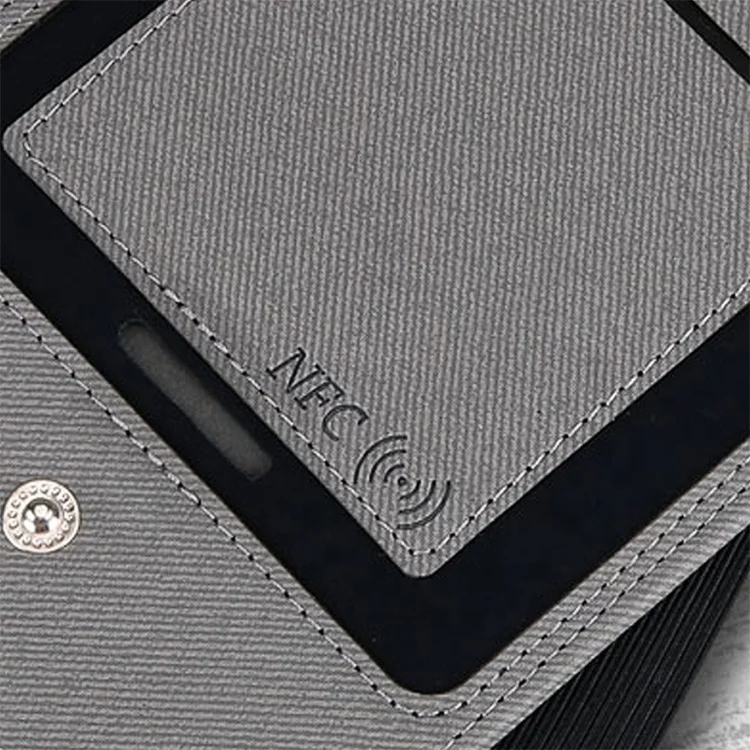 
2020 New Arrival Portable attached Wireless Charger with NFC notebook QI charging accessory 