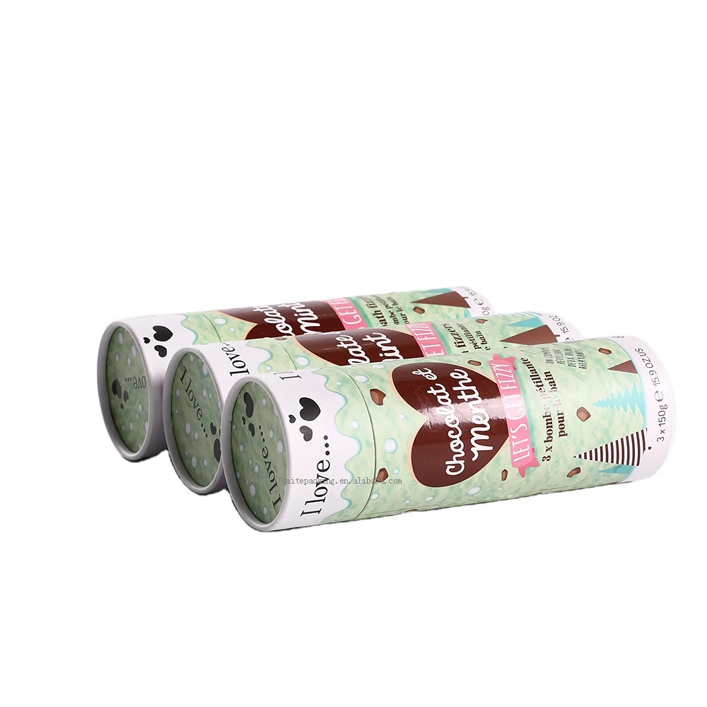 Лидер продаж Amazon, Экологически чистая многоразовая упаковочная бумажная трубка