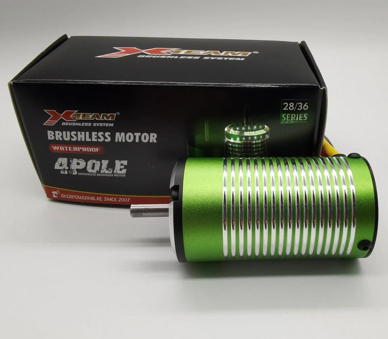 XTEAM 3665 Brushless Motor 2700KV 4500kv 4 Poles Design for RC Boat and 1/8 1/10 1/12 Remote Control Car Marine Ship