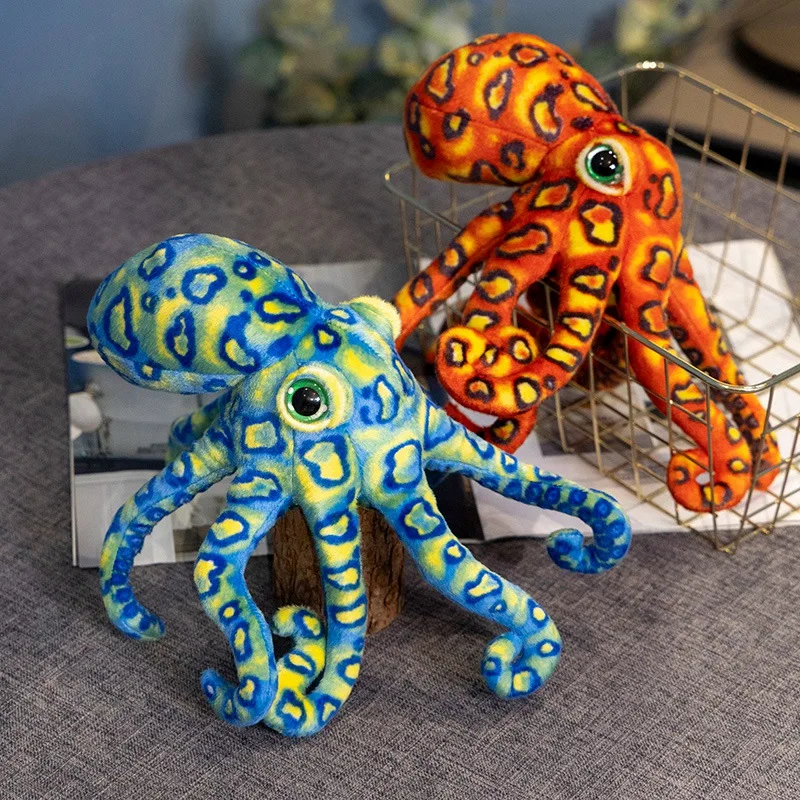 wholesale Cartoon plush marine animals Soft Stuffed Animal Octopus Plush Toy Little octopus t Plush cushion pillow