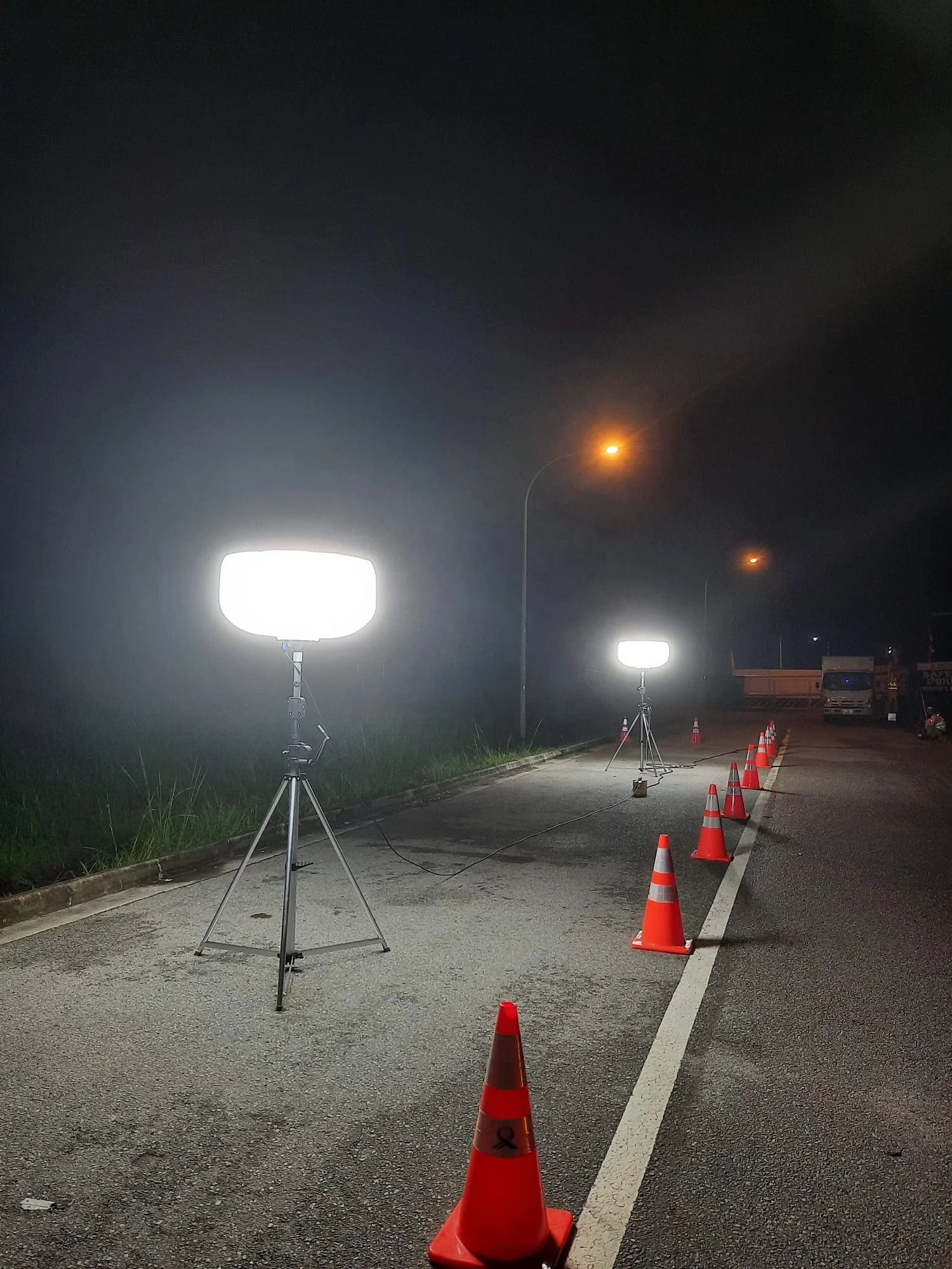 New Design 120W Balloon Lighting Tower LED Emergency with 6.3ft Tripod