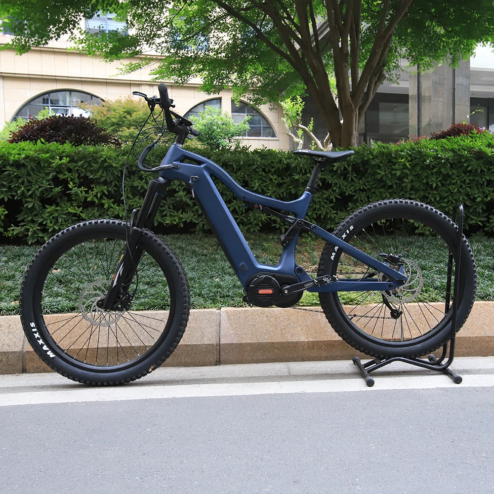 2022 ebike 48v 1000w 29inch bafang m620 ultra mid drive dual suspension carbon electric mountain bike