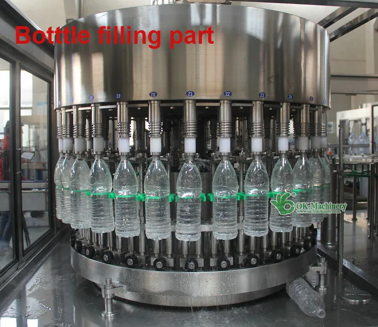 Bottle Beverage Water Cleaning Botteling Filling Capping 3-in-1 Equipment Machine Pet Plastic Bottle Non Gas Liquid Sus304/306