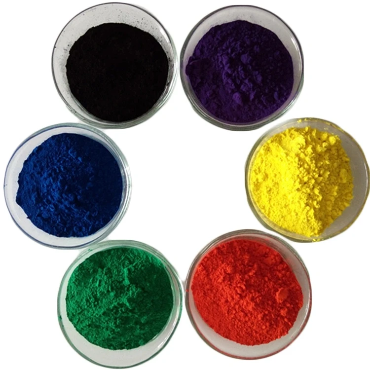 Inorganic Pigment Fe2O3 Iron Oxide  Red/ Brown/ Yellow/Green  Powder