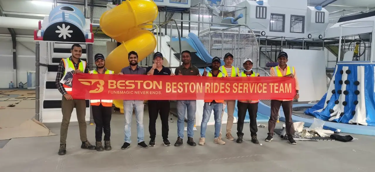 Beston Customized Greater Than 300 Sqm Children Indoor Soft Playground for Sale