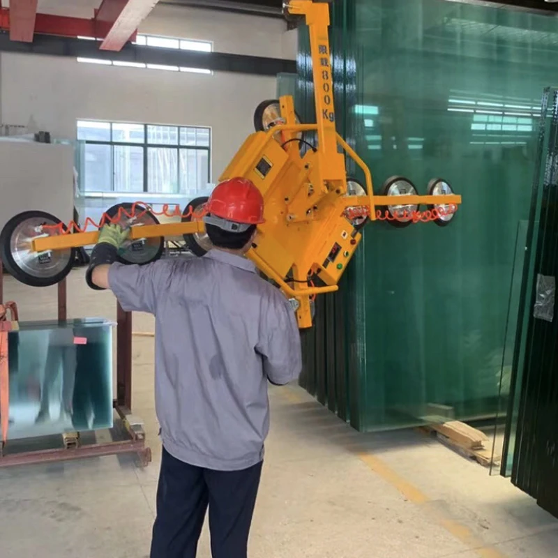 Add 2 free rubber suction cups and glass curtain wall vacuum elevator