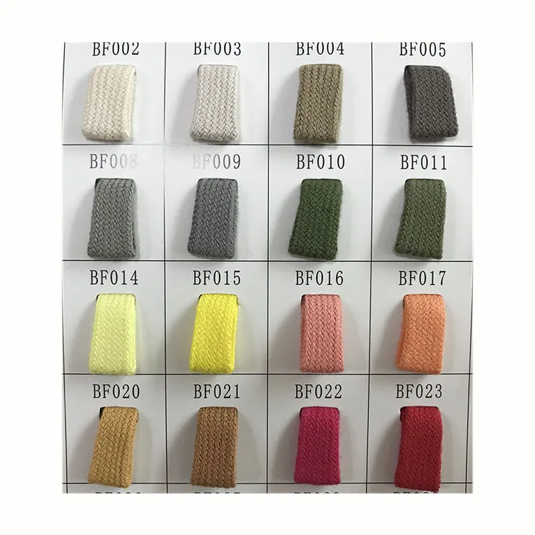 Лидер продаж 2021, трубчатый плоский хлопковый шнур 10 мм, шнур для брюк, 100% хлопок, экологически чистый домашний текстиль, одежда, высокая прочность