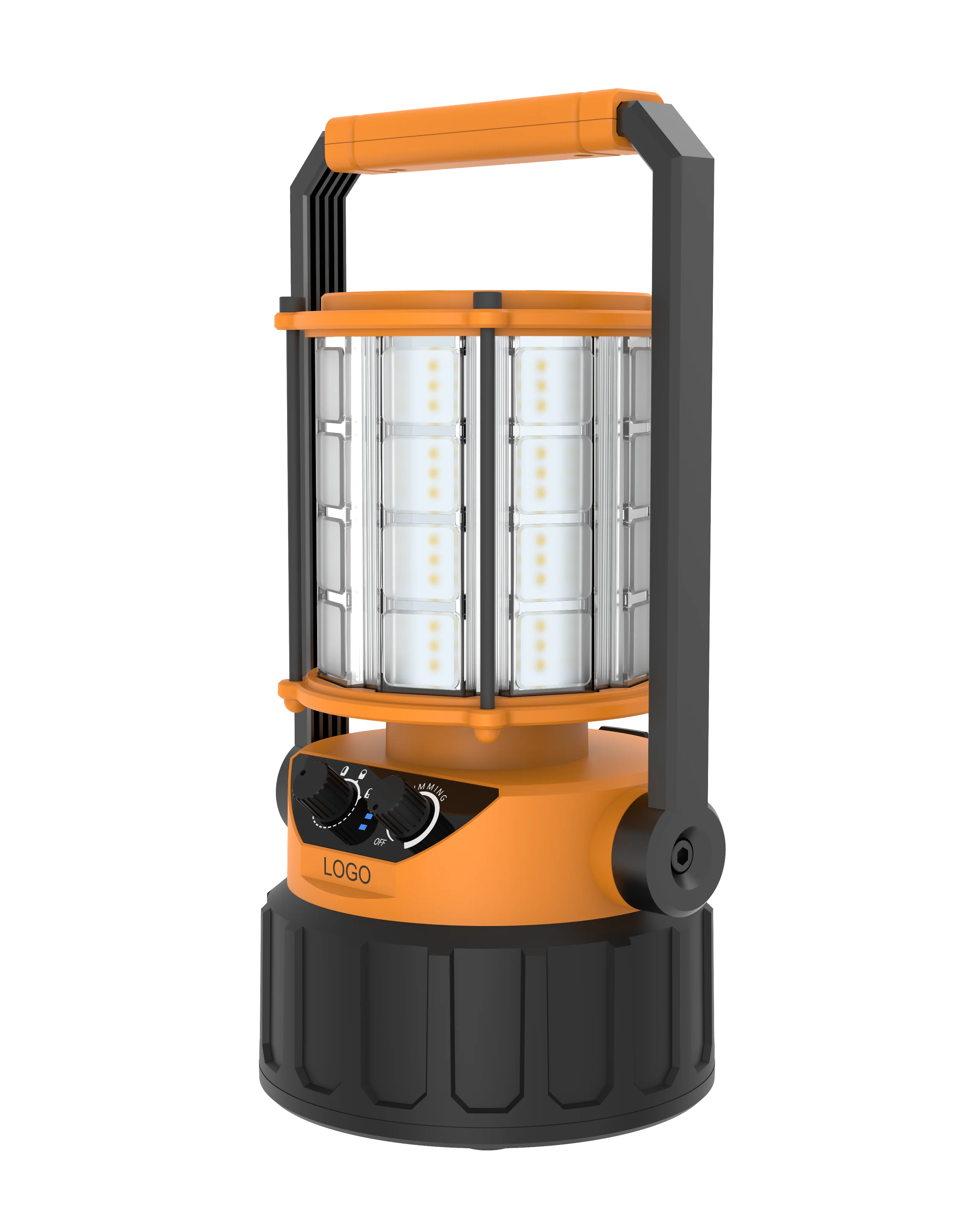 Newest 48W Rechargeable IP54 Aluminum LED Flood Construction Light 360 degree Outdoor site light stand Tower temporary lights