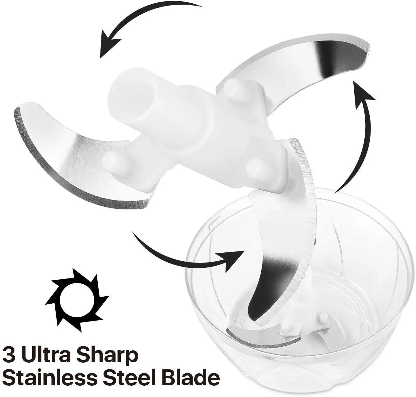 Magic Manual Spiral Meat Grinder Vegetable Slicer Mini Pull Twist Vegetable Chopper 3 Blades Speedy Easy Pull Handheld