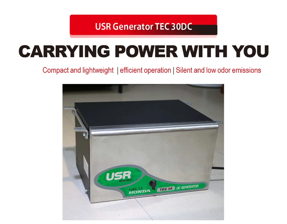 DC 12V 24V 36V 48V 60V 72V Digital gasoline engine generator for truck air conditioner