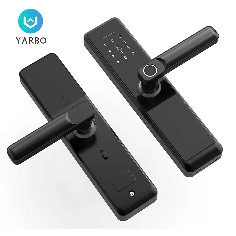 Лидер продаж Amazon автоматический электронный биометрический дверной замок Ttlock со сканером отпечатков пальцев для Alexa Google home