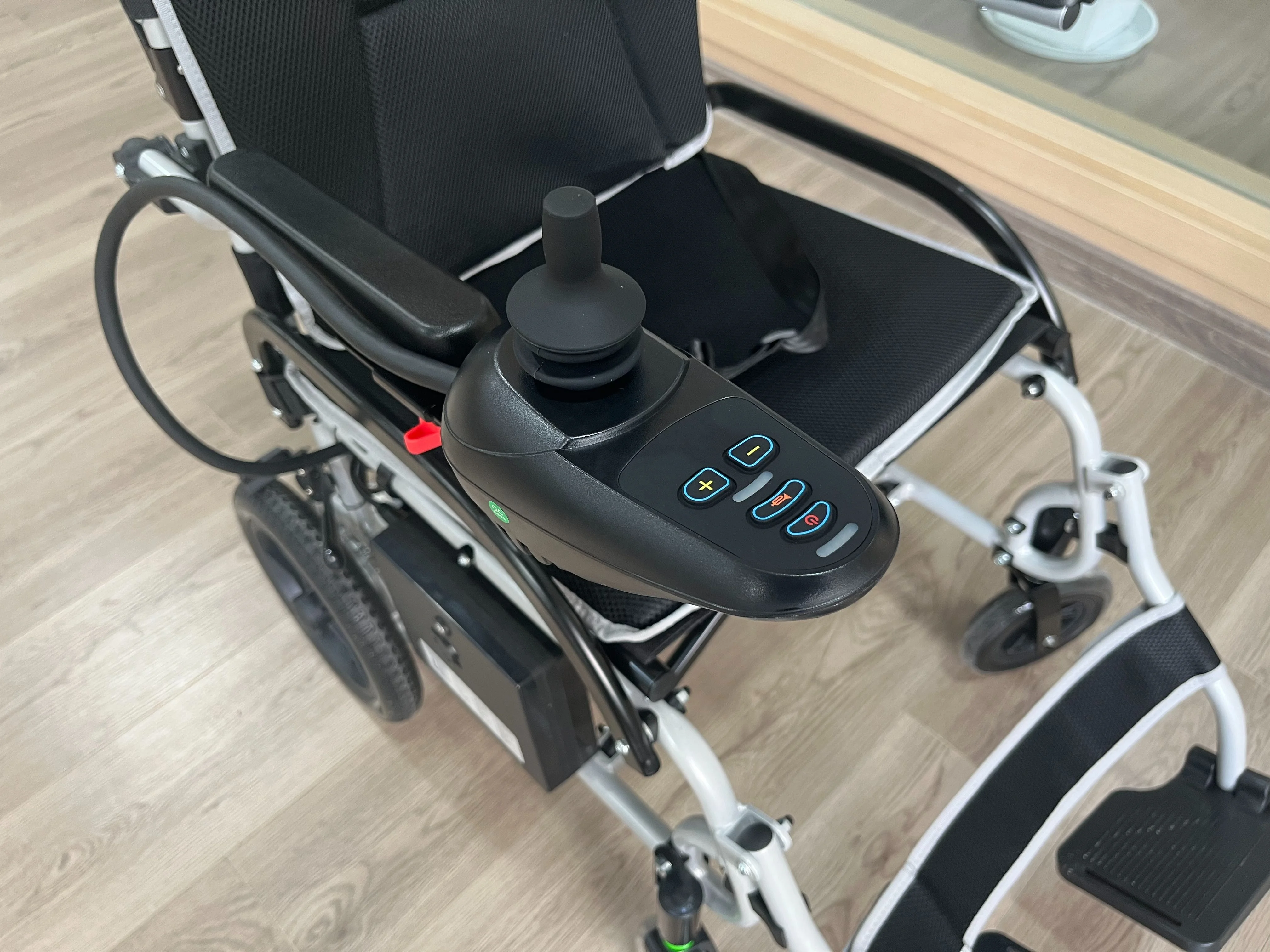 KRYL 2024 New Foldable Wheel Chair Handcycle Aluminum Wheels Electric Wheelchair
