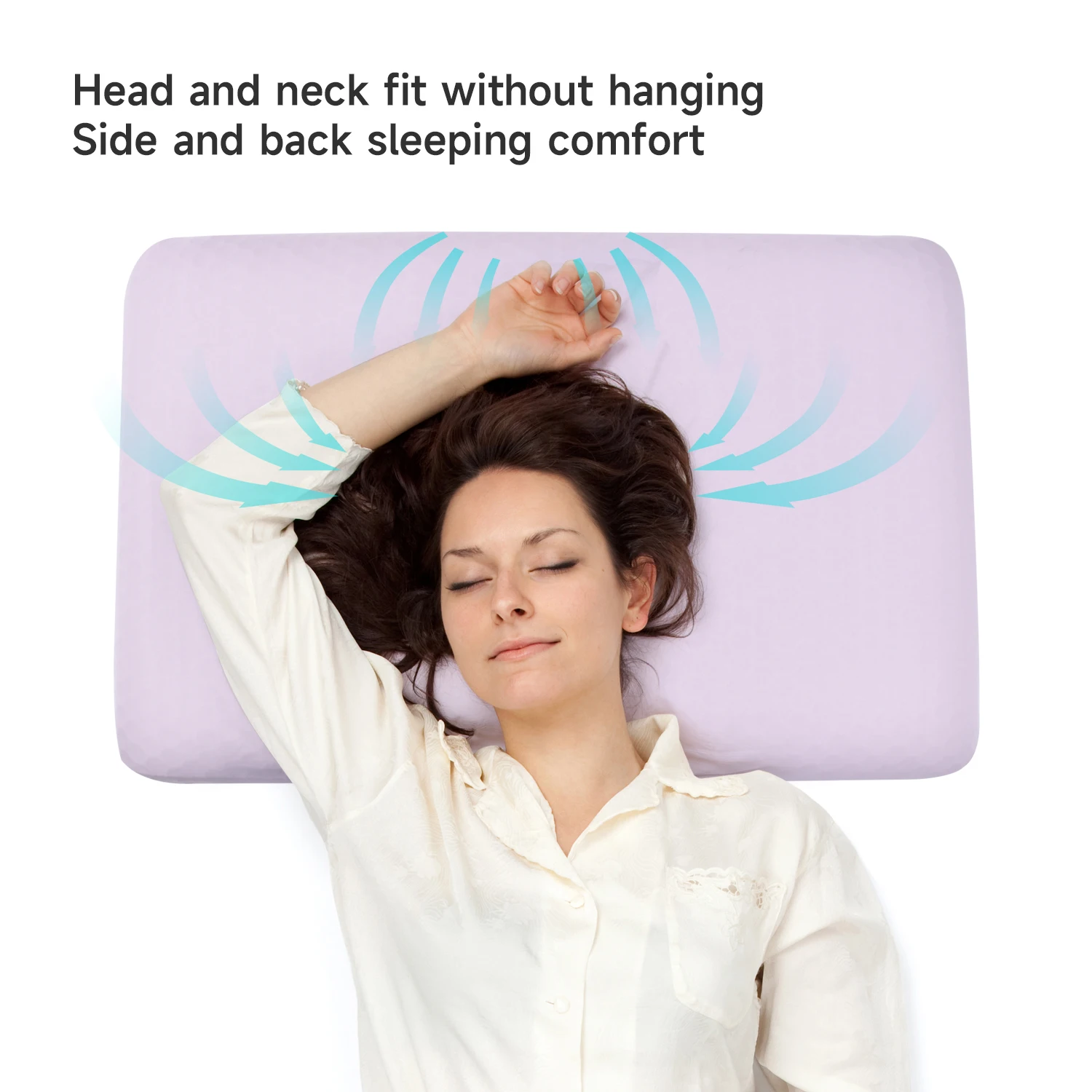 TPE Cover Memory Foam Pillow with Cooling Gel Orthopedic Cervical Neck Support Home Decor Functional Pillow