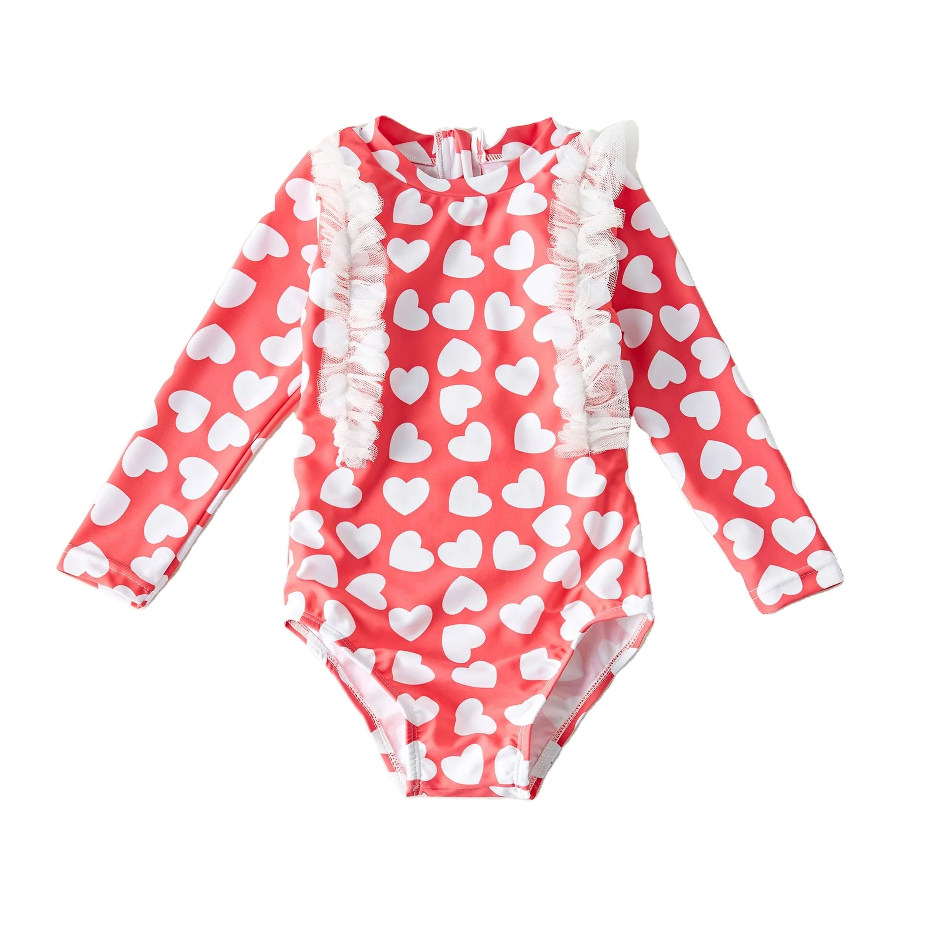 Girl bikini Oem Swimwear Girls Kid Bikini baby girls swimwear soft zipper bathing suit swimsuit