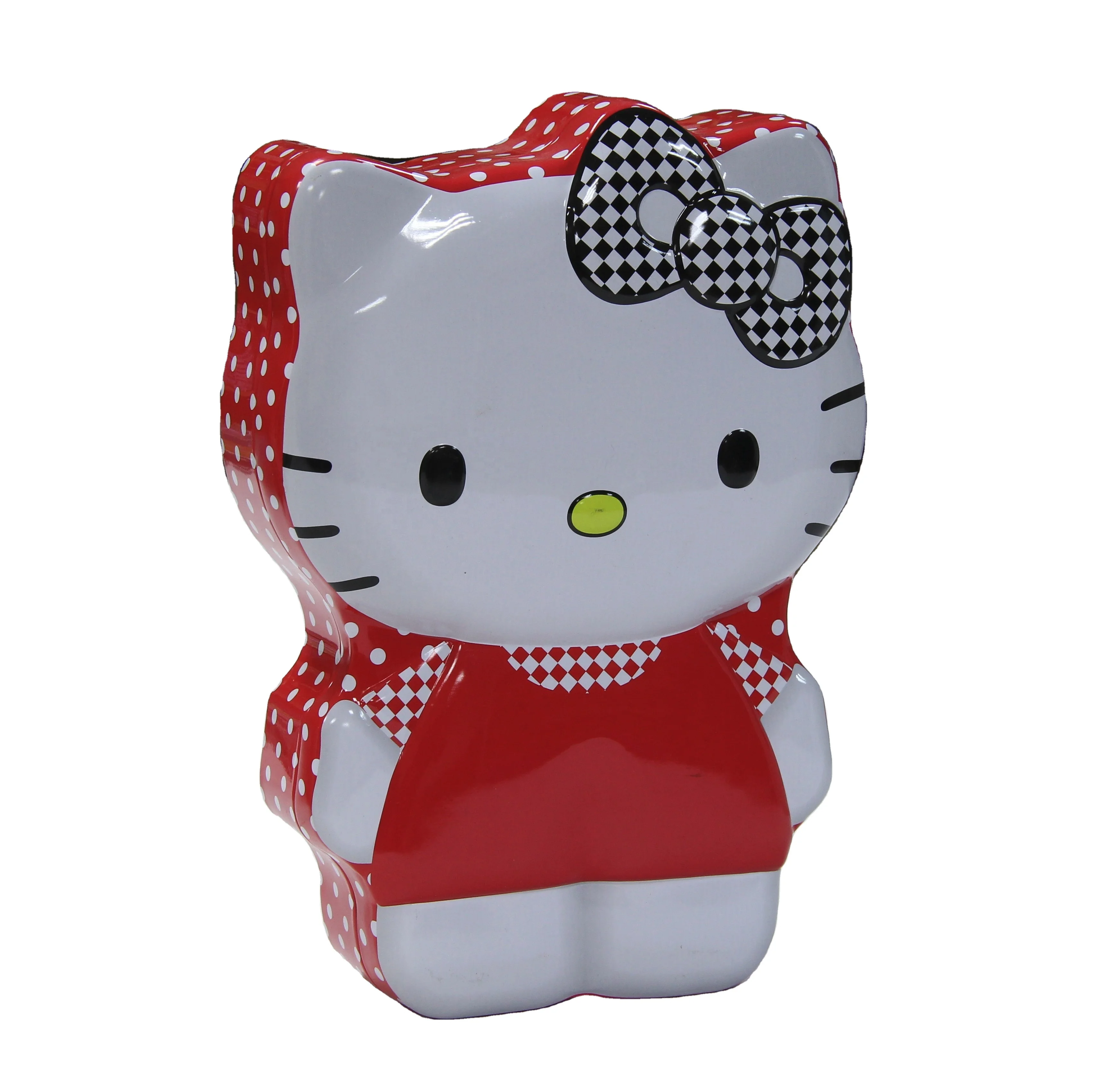 
Hot selling custom Hello Kitty Cookie Candy sweet Chocolate boite Metal gift box tin package boxes 