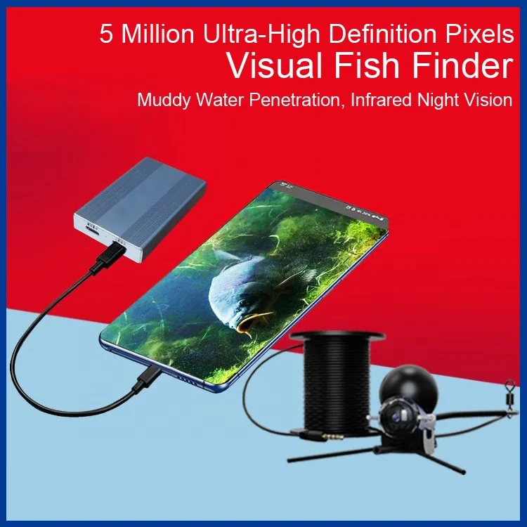 5 Inch Monitor With Wholesale Oem Custom 1080p Ahd Underwater Camera Fishing Finder