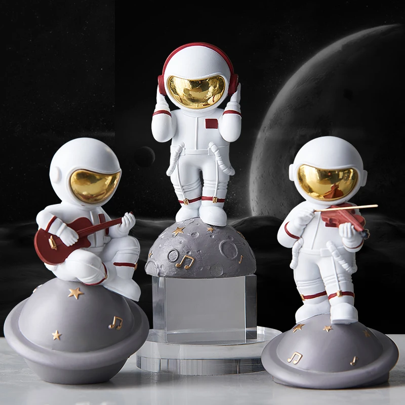 Фигурка Astronauta, кавайный стол, офисные аксессуары для женской комнаты, настольные аксессуары для спальни, сада, стола астронавта, украшения дома