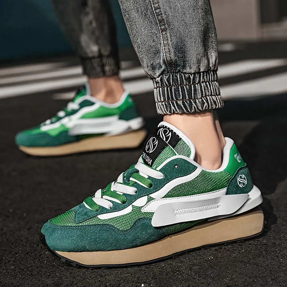 OEM индивидуальный логотип легкая модная спортивная обувь на платформе дышащие повседневные прогулочные беговые стильные мужские кроссовки