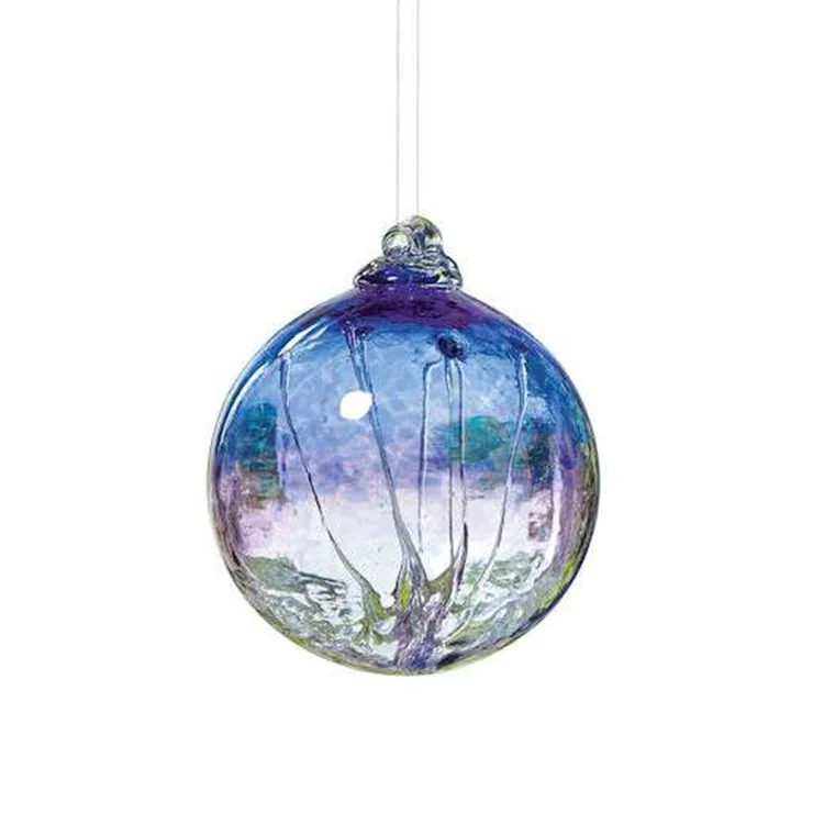 
 Маленькие выдувные вручную Совы tmas decor, подвесные цветные стеклянные шарики  