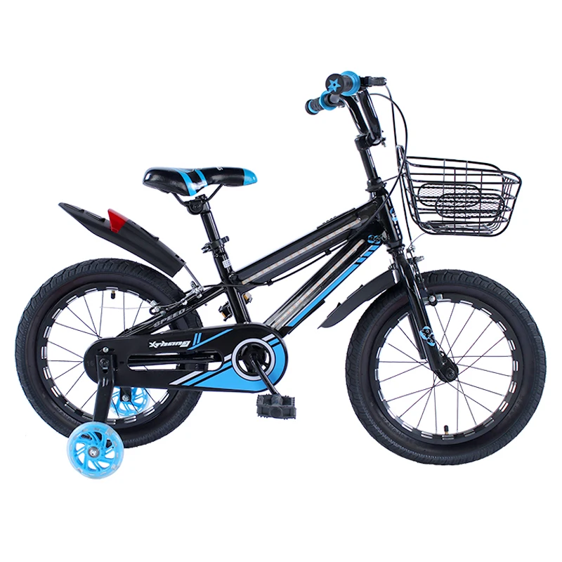 Xthang Cool Blue Cycle 12 Inch Kids Bike Children Bicycle With Light And Music Carbon Steel Cycling Boys Bike For Kids