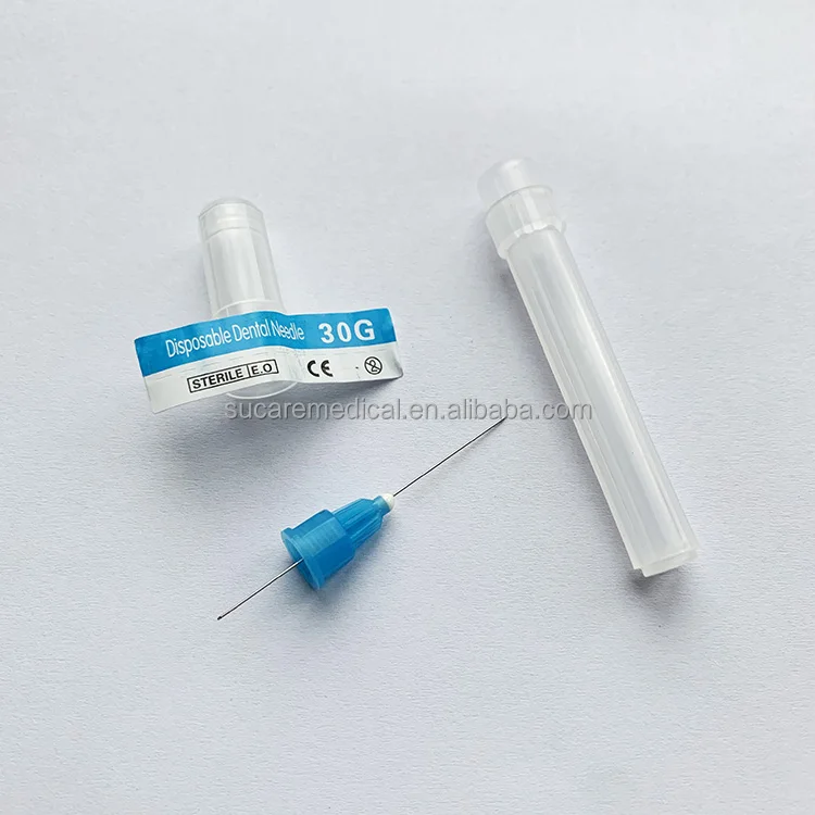 Disposable Sterile 27G Long Dental Needles 100/BOX
