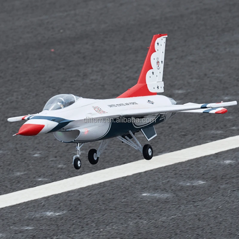 FMS146PGY F-16 EPO Foam Remote Control RC Jet Fighter 6CH PNP Aircraft Electric Airplane