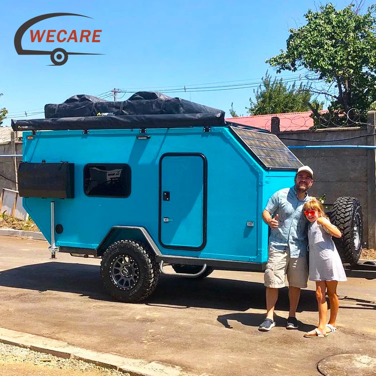 WECARE Customized High Quality Blue off road caravan camper van