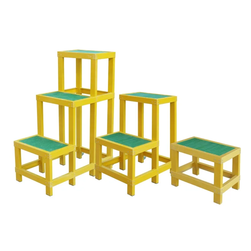 Прямая Продажа с завода изоляционный ступенчатый стул из стекловолокна прочная эпоксидная лестница